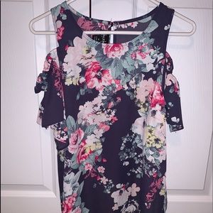 Multicolored floral blouse from Dillards